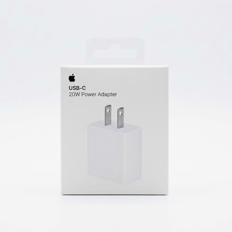 Foto de Cubo de Carga 20W Apple Adaptador de Corriente USB-C Carga Rápida